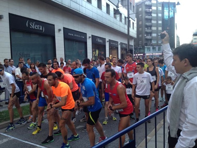 Salida de la carrera popular