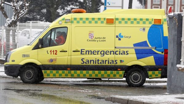 Imagen de archivo de una ambulancia de Sacyl.