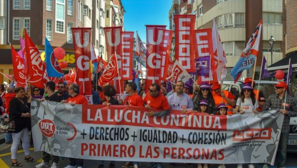 Manifestación del 1 de mayo en Ponferrada