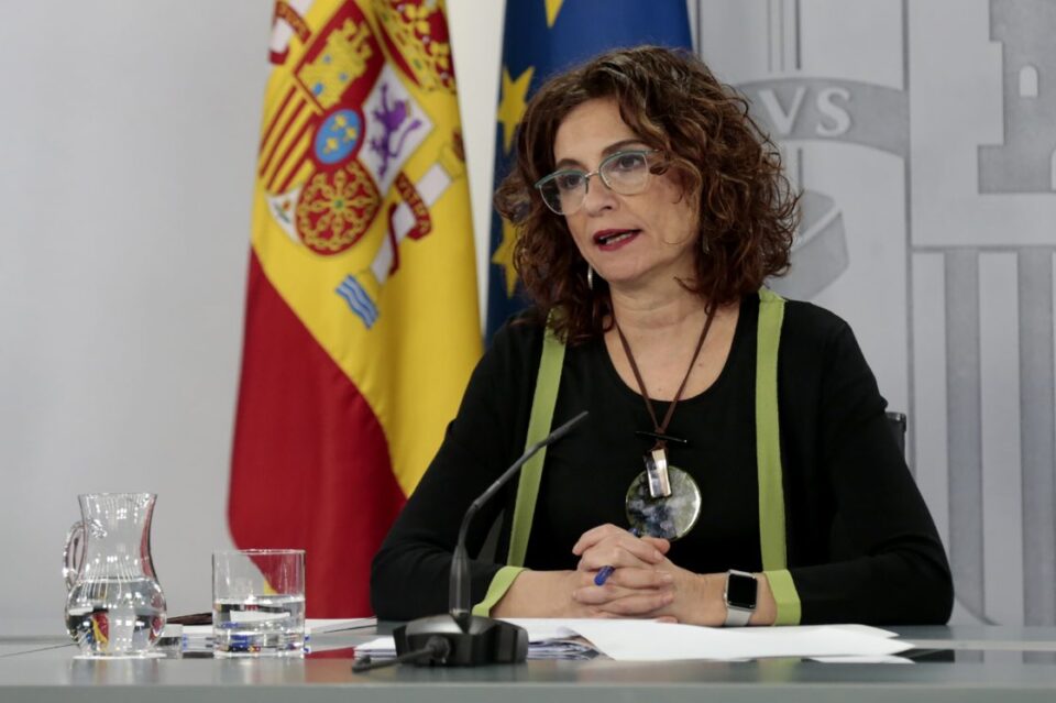 La ministra de Hacienda, María Jesús Montero