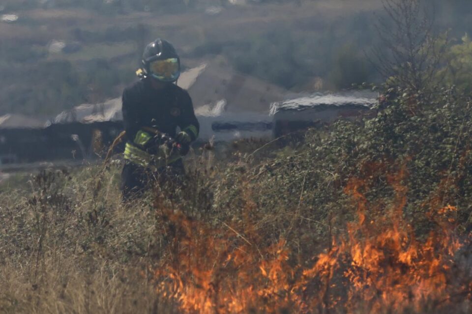 Foto de archivo de un incendio forestal en Santo Tomás de las Ollas / QUINITO