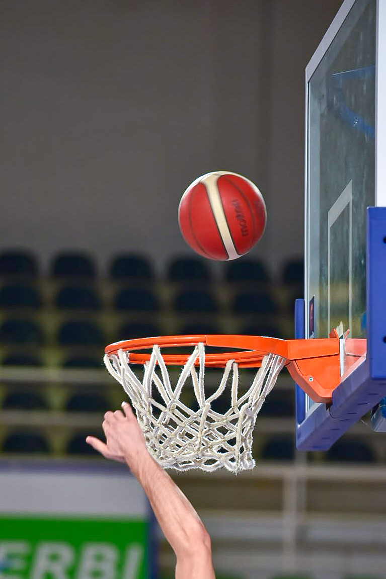 Imagen de archivo de un partido de baloncesto