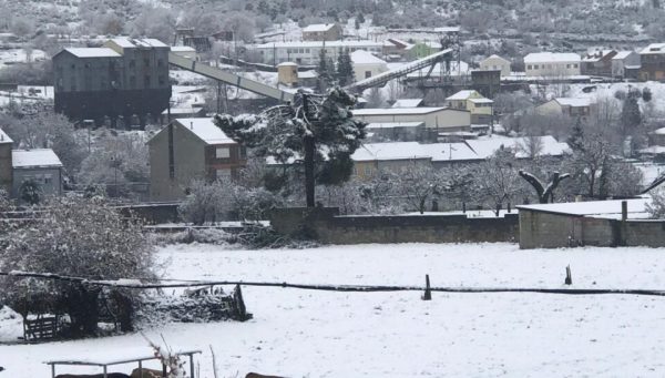 Nieve en Fabero