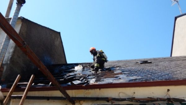 Incendio en una vivienda de Bembibre