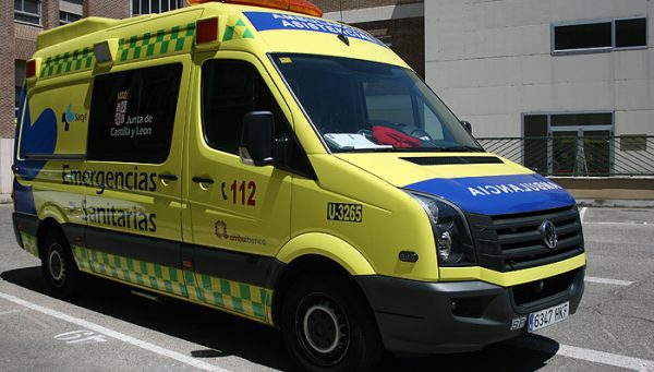 Ambulancia de Soporte Vital Básico del Sacyl. / 112