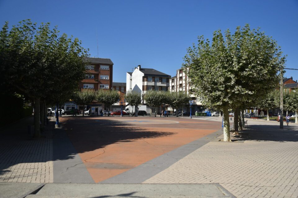 Plaza de Santa Bárbara en Bembibre