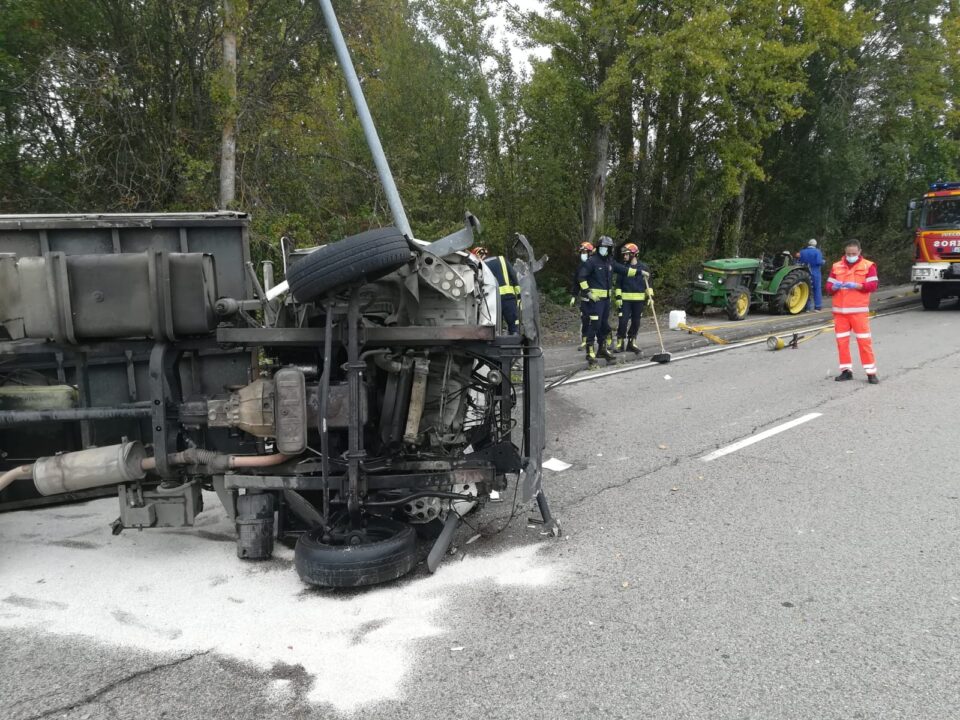 Accidente en Cubillos del Sil