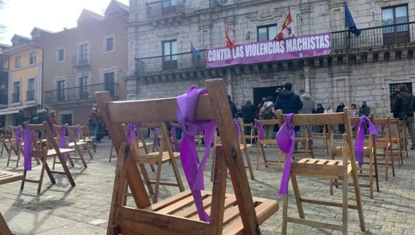 Acto contra la violencia de género en Ponferrada