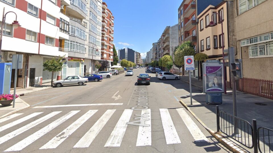 Avenida Conde de Fenosa en O Barco de Valdeorras