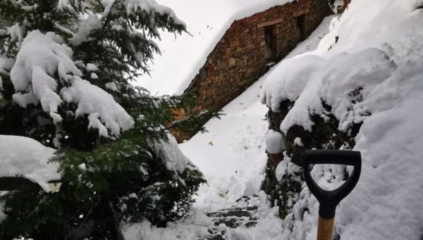 Nieve en Teixeira / La Cantina de Teixeira