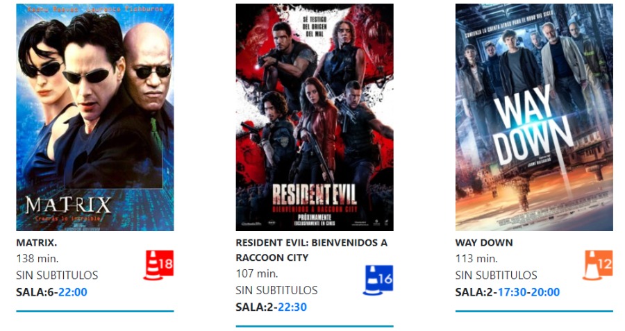 cartelera cines ponferrada