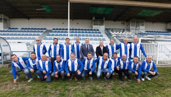 Los veteranos de la Ponferradina, galardonados con el Botillo de Oro del PB