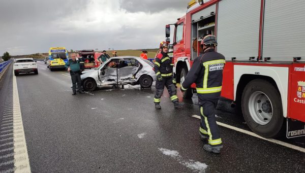 Accidente en la A-66