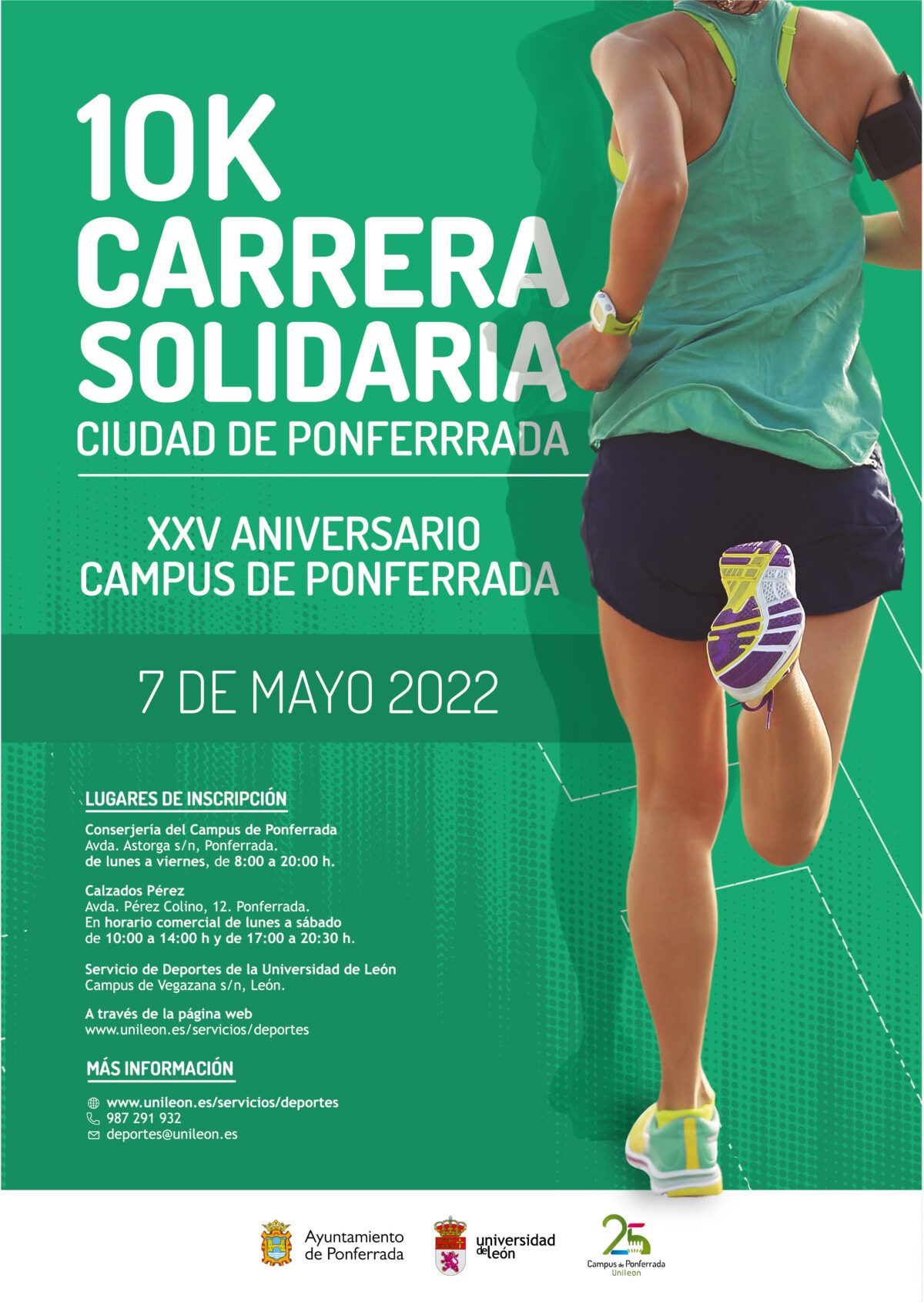 Cartel Carrera Solidaria Ponferrada