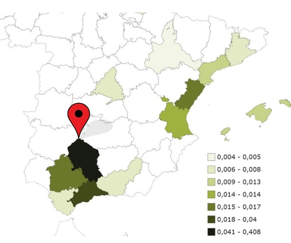 Mapa de apellido / INE