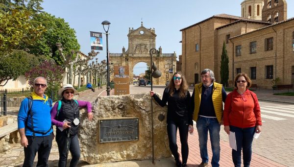 Ester Muñoz inició el Camino de Santiago en Sahagún