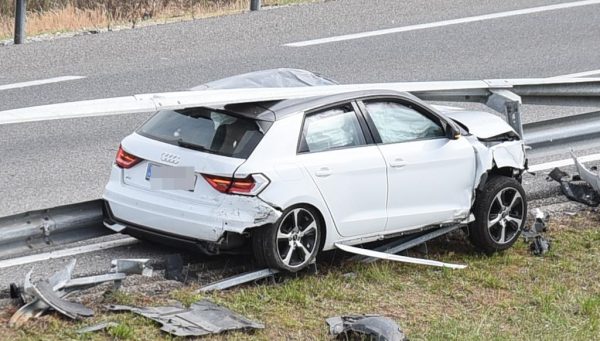 Accidente en la A-6 en Carracedelo