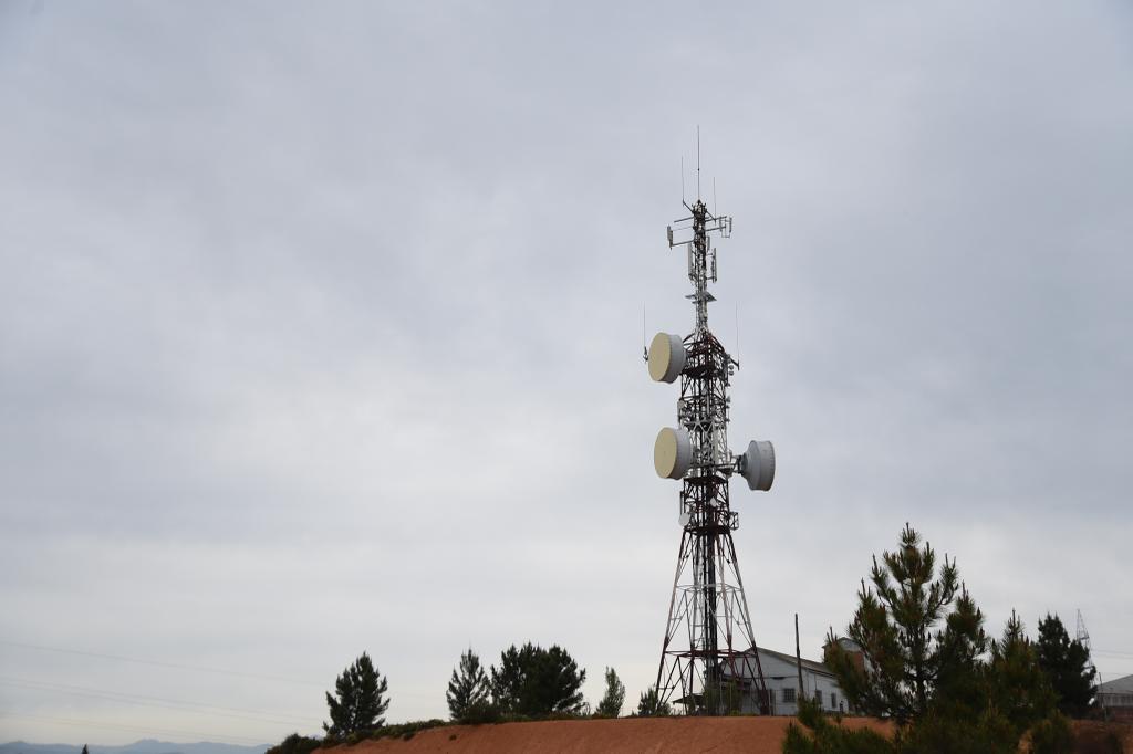 Antena de telecomunicaciones.