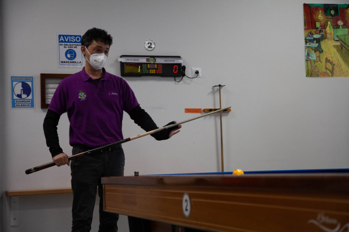 Jesús Antón, durante la final de la prueba disputada en Soria