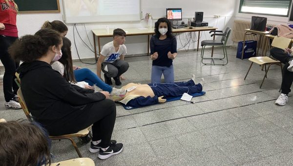 Jornada sobre primeros auxilios en el colegio de Toral de los Vados