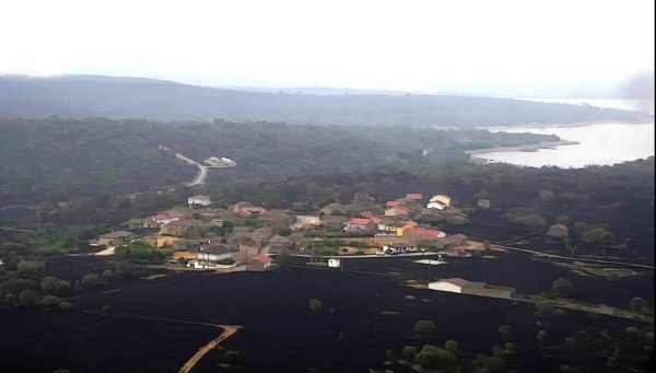 Incendio en la Sierra de la Culebra