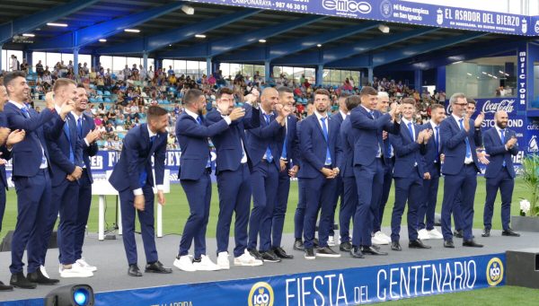 Celebración del Centenario de la Ponferradina en El Toralín