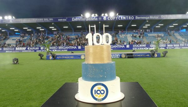 Celebración del Centenario de la Ponferradina en El Toralín