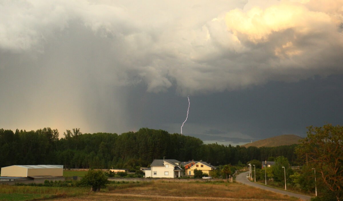 Tormenta en el Bierzo