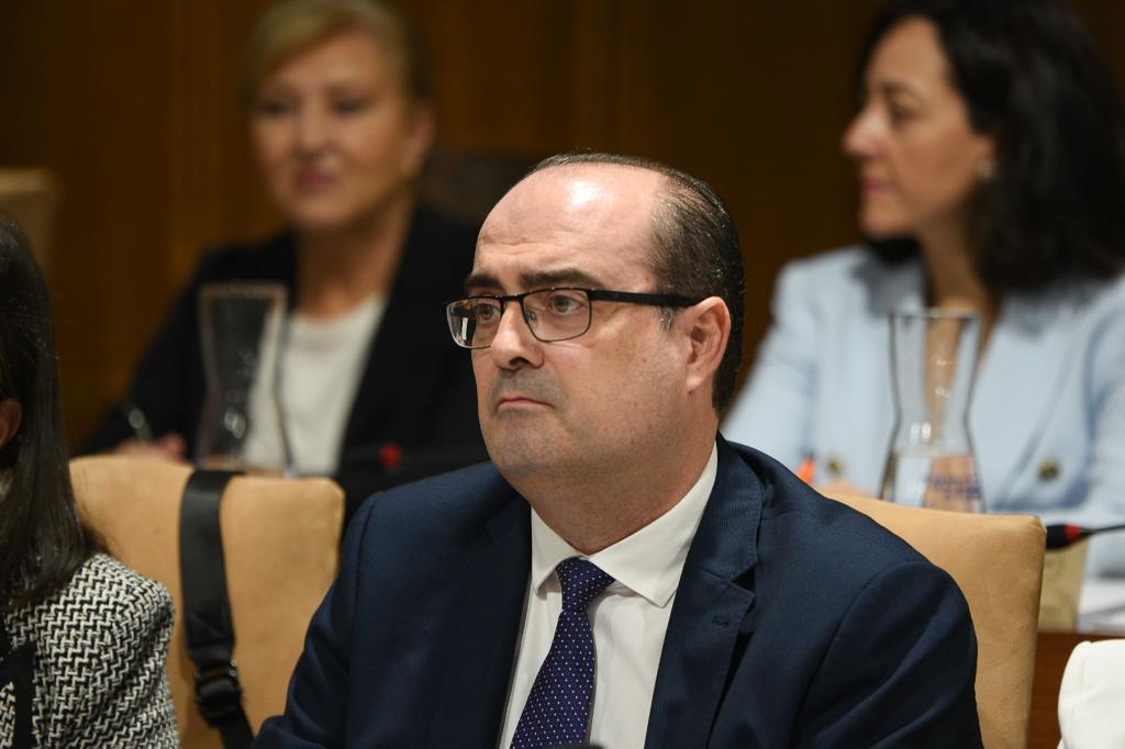 Marco Morala, durante un pleno del Ayuntamiento de Ponferrada. / QUINITO