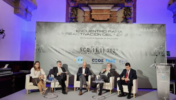 La Confederación de Empresarios de Castilla y León participa en el 'Encuentro para la Reactivación Noroeste. Soluciones conjuntas a desafíos comunes', celebrado en Santiago de Compostela