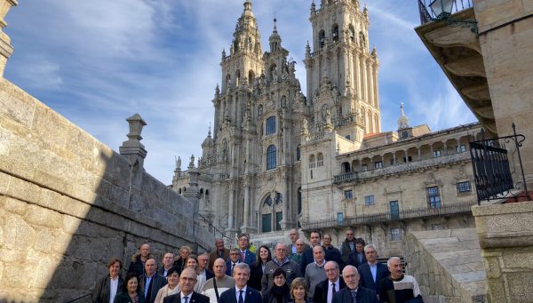 Miembros de la Asociación de Municipios del Camino de Santiago visitaron Compostela el pasado fin de semana