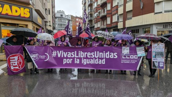 Concentración de los sindicatos por el Día contra la Violencia de Género