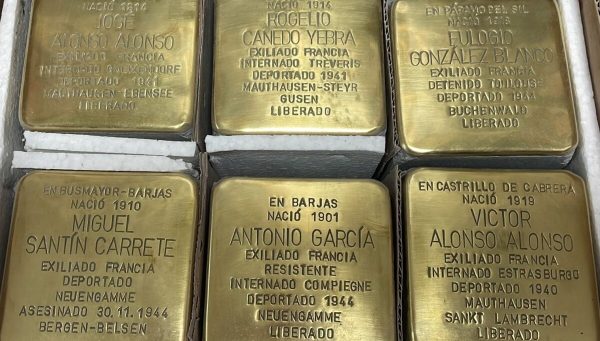 Stolpersteine, o adoquines de la memoria, que serán instalados en Ponferrada el 25 de noviembre