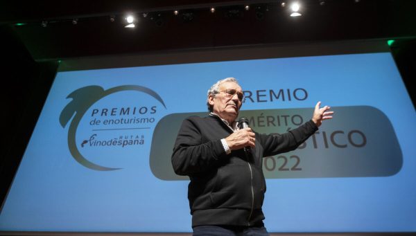 José Luis Prada, en la entrega de los premios 'Rutas del Vino de España'