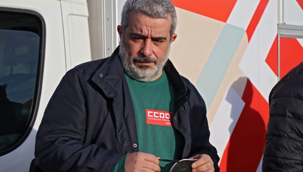 El secretario general de CCOO en León, Xosepe Vega