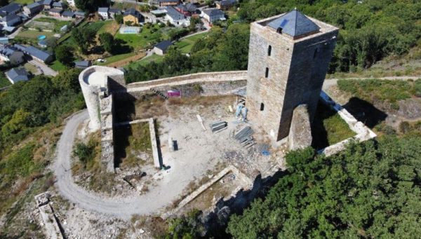 Castillo de Balboa, en una imagen del proyecto de rehabilitación