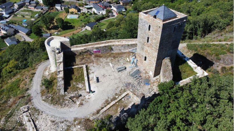 Castillo de Balboa, en una imagen del proyecto de rehabilitación