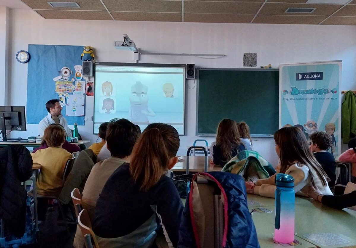 Alumnos de Primaria participan en el programa Aqualogía de Aquona