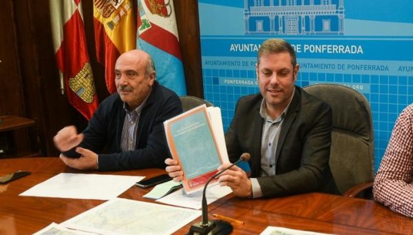 Jesús López e Iván Alonso, concejales de Coalición por el Bierzo en el Ayuntamiento de Ponferrada