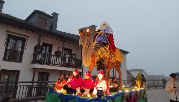 Cabalgata de los Reyes Magos en Villafranca del Bierzo.