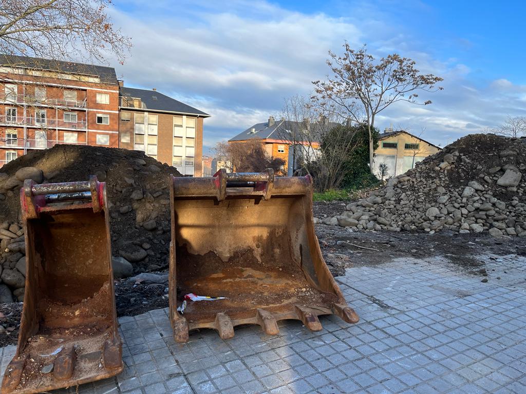 Obras del parque de El Plantío. / EBD