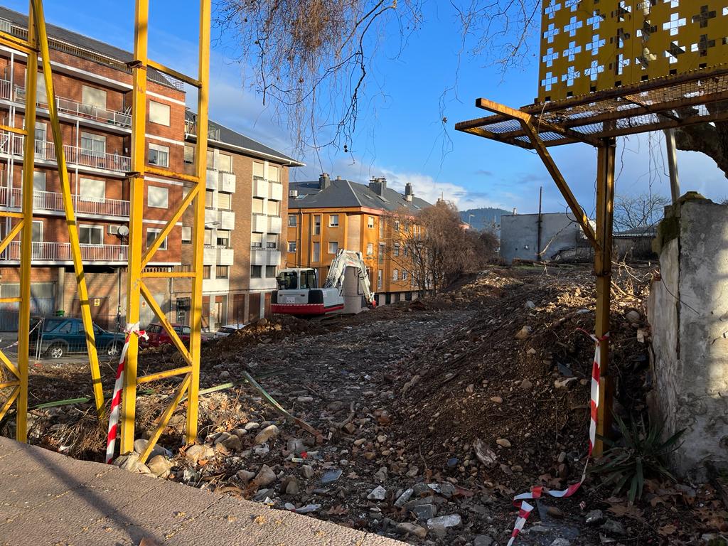 Obras del parque de El Plantío. / EBD