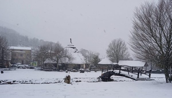 Nieve en Balboa. / Facebook Julián Manuel Cambero