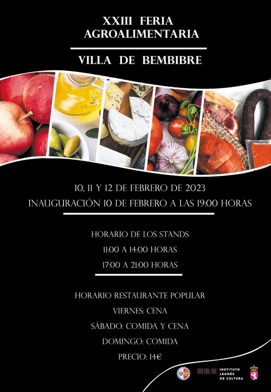 Cartel Feria Agroalimentaria de Bembibre. / Ayuntamiento de Bembibre 