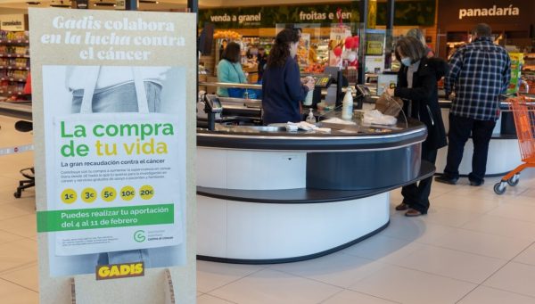 Gadis pone en marcha la campaña 'La compra de tu vida' junto a la Asociación Española Contra el Cáncer