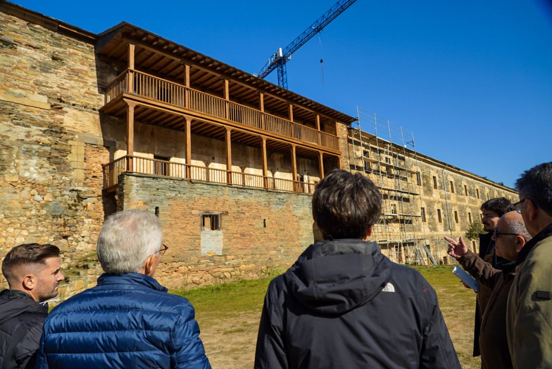 Obras en el monasterio de Vega de Espinareda