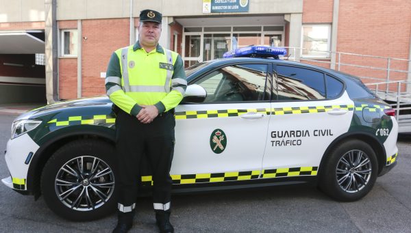 El teniente coronel Francisco Enrique González Iturralde, jefe del sector de la Guardia Civil de Tráfico de Castilla y León