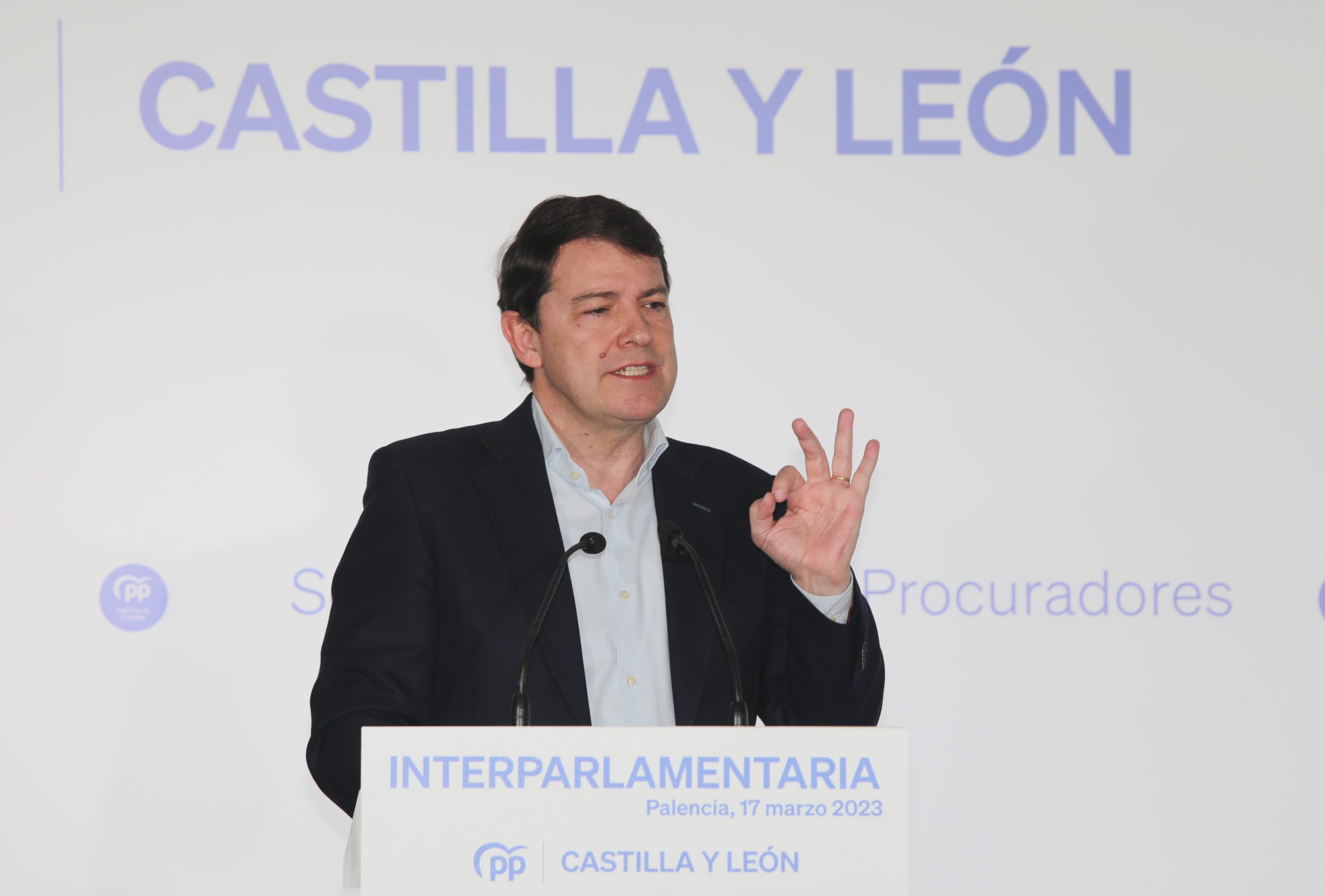 El presidente del PP de Castilla y León, Alfonso Fernández Mañueco