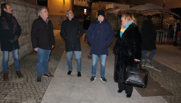 Inauguración de la nueva iluminación de la calle Las Salinas