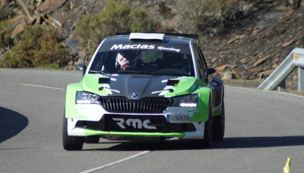 Félix Macías, vencedor del Rallysprint Villa de Fabero